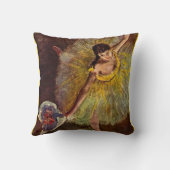 エドガー・デガスヴィンテージ・バレエによるアラベスクの終わり クッション (裏面)