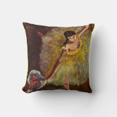 エドガー・デガスヴィンテージ・バレエによるアラベスクの終わり クッション (正面)