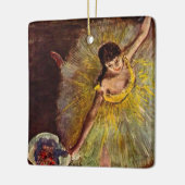 エドガー・デガスヴィンテージ・バレエによるアラベスクの終わり セラミックオーナメント (左)