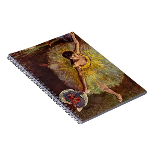 エドガー・デガスヴィンテージ・バレエによるアラベスクの終わり ノートブック (右側)