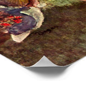 エドガー・デガスヴィンテージ・バレエによるアラベスクの終わり ポスター (角)