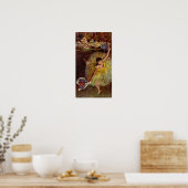 エドガー・デガスヴィンテージ・バレエによるアラベスクの終わり ポスター (キッチン)