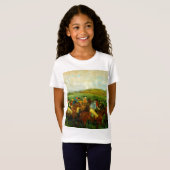 エドガー・デガス乗馬 Tシャツ (正面フル)