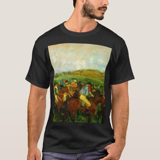 エドガー・デガス乗馬 Tシャツ (正面)