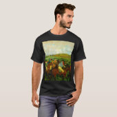 エドガー・デガス乗馬 Tシャツ (正面フル)