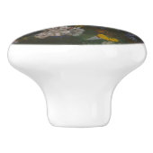 エドガー・デガス印象派フラワーブーケ絵画ーズ セラミックノブ (側面)