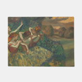 エドガー・デガス4人のダンサー印象派 ドアマット (正面)