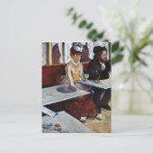 エドガー・デガス – アブシナ ポストカード (スタンド正面)