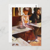 エドガー・デガス – アブシンザ・ドリンカーズ ポストカード (正面/裏面)