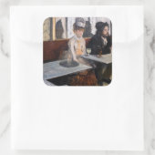 エドガー・デガス – カフェ スクエアシール (バッグ)