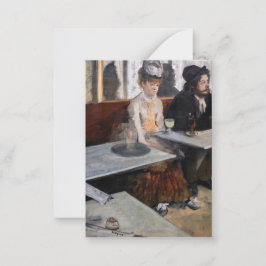 エドガー・デガス – カフェ ノートカード