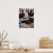 エドガー・デガス – カフェ ポスター (キッチン)