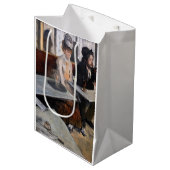 エドガー・デガス – カフェ ミディアムペーパーバッグ (正面アングル)