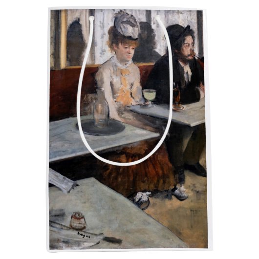 エドガー・デガス – カフェ ミディアムペーパーバッグ (正面)