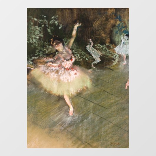 エドガー・デガス – ザ・スター1878 ウィンドウサイン (シート)