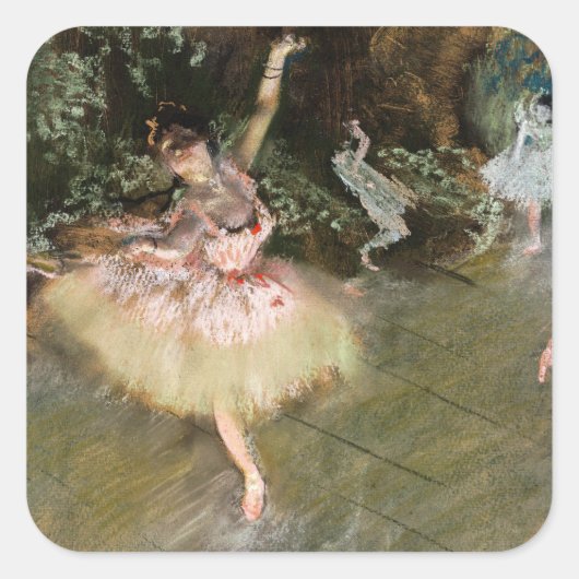 エドガー・デガス – ザ・スター1878 スクエアシール (正面)