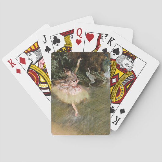 エドガー・デガス – ザ・スター1878 トランプ (裏面)