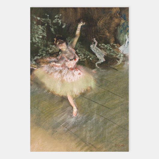 エドガー・デガス – ザ・スター1878 ラッピングペーパーシート