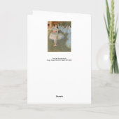 エドガー・デガス – ザ・スター カード (裏面)