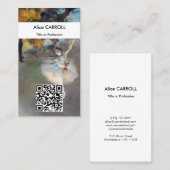 エドガー・デガス – ザ・スター – QRコード 名刺 (正面/裏面)