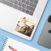 エドガー・デガス。ダンスのレッスン。ヴィンテージ印象主義 シール (ノートパソコンとiPhone)