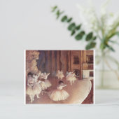 エドガー・デガス – ドレスリハーサルバレエステージ1873-74 ポストカード (スタンド正面)