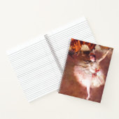 エドガー・デガス・ノットの『ステージの踊り子』 ノートブック (内部)