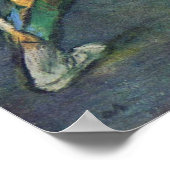 エドガー・デガス – ハーレクインとオダマキ（植物） ポスター (角)