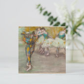 エドガー・デガス – ハーレクイン・ダンス 招待状 (スタンド正面)