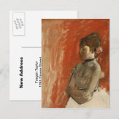 エドガー·デガス|バレエダンサー|新しいアドレス 案内ポストカード (正面/裏面)