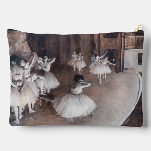 エドガー・デガス – バレエリハーサルステージ アクセサリーポーチ (裏面)