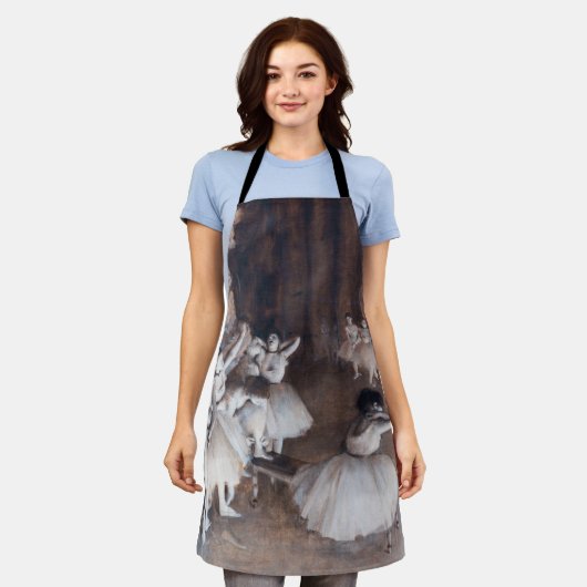 エドガー・デガス – バレエリハーサルステージ エプロン (着用した状態)