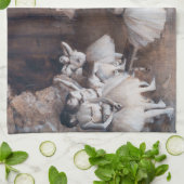 エドガー・デガス – バレエリハーサルステージ キッチンタオル (折り畳み)