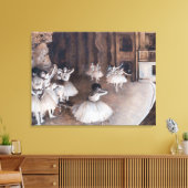 エドガー・デガス – バレエリハーサルステージ キャンバスプリント (インサイチュ (リビング))