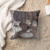 エドガー・デガス – バレエリハーサルステージ クッション (ブランケット)