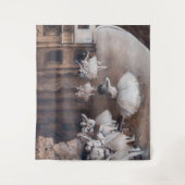 エドガー・デガス – バレエリハーサルステージ タペストリー (正面)