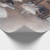 エドガー・デガス – バレエリハーサルステージ ラッピングペーパー (角)