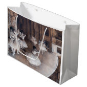 エドガー・デガス – バレエリハーサルステージ ラージペーパーバッグ (正面アングル)