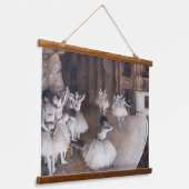 エドガー・デガス – バレエリハーサルステージ 吊り下げ型タペストリー (傾斜あり)