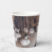 エドガー・デガス – バレエリハーサルステージ 紙コップ (正面)