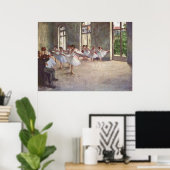 エドガー・デガス – バレエリハーサル1873級油 ポスター (ホームオフィス)