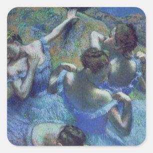 エドガー·デガス ブルーダンサー， c.1899 スクエアシール