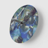 エドガー·デガス|ブルーダンサー， c.1899 ラウンド壁時計 (傾斜)