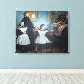 エドガー・デガス – ベレリ・ファミリー キャンバスプリント (インサイチュ (ウッドフロア))