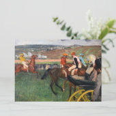 エドガー・デガス – レース サンキューカード (スタンド正面)