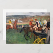 エドガー・デガス – レース サンキューカード (正面/裏面)