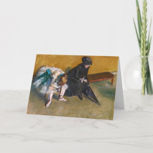 エドガー・デガス – 待機中 カード (正面)