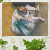 エドガー・デガス – 待機中 キッチンタオル (折り畳み)