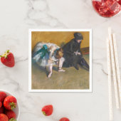 エドガー・デガス – 待機中 スタンダードカクテルナプキン (インサイチュ)