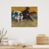 エドガー・デガス – 待機中 ポスター (キッチン)